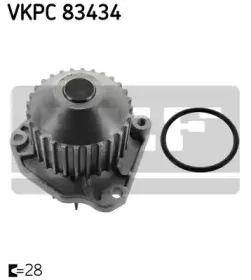 VKPC 83434 SKF Водяной насос
